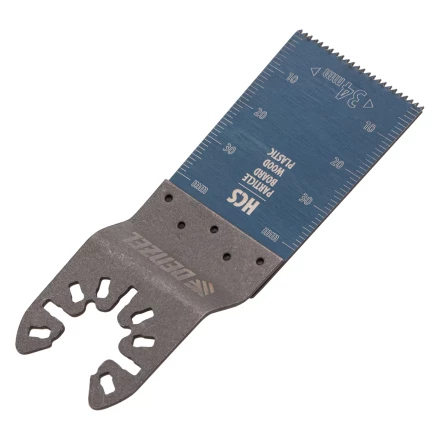 Насадка для МФИ режущая пазовая прямая, HCS, по дереву, 34 х 1.4 мм, мелкий зуб Denzel 782312 купить в Муравленко