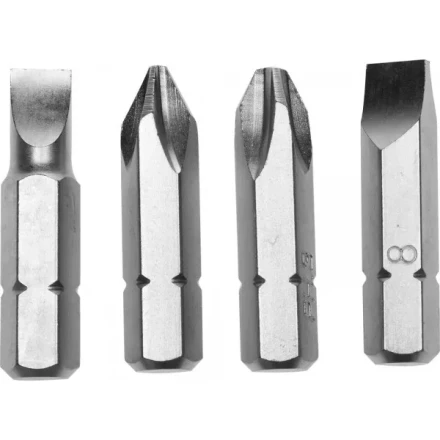 Набор STAYER &quot;PROFI&quot; Биты для ударно-поворотной отвертки, Cr-V, 38мм, 4 предмета 25667-S4 купить в Муравленко