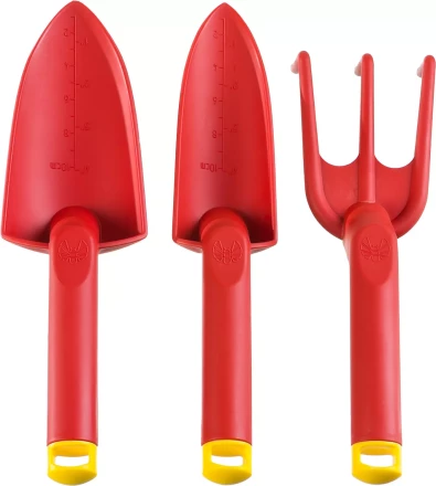 Набор GRINDA: Совок посадочный широкий, совок посадочный узкий, рыхлитель с нейлоновым корпусом, 3 предмета 421360-H3 купить в Муравленко