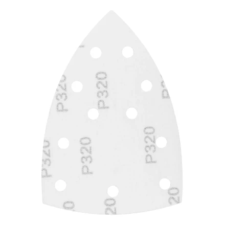 Треугольник абразивный на ворc. подложке под &quot;липучку&quot;, перф., P 320, 150х150х100 мм, 5 шт. Denzel 738677 купить в Муравленко