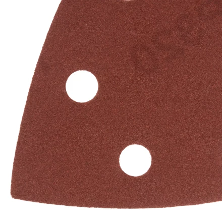 Треугольник абразивный на ворc. подложке под &quot;липучку&quot;, перф., P 320, 150х150х100 мм, 5 шт. Denzel 738677 купить в Муравленко