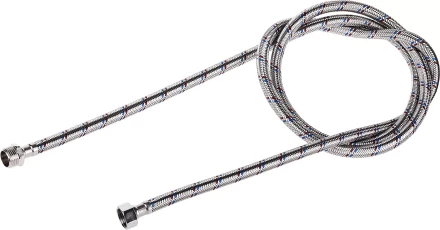 Подводка гибкая ЗУБР для воды, оплетка из нержавеющей стали, г/ш 1/2&quot; - 2м 51005-G/S-200 купить в Муравленко