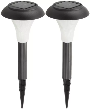 Светильник СВЕТОЗАР с пластмассовым корпусом, 1 светодиод, белый свет, 1 Ni-Cd аккум. по 600мАч, 115x305мм, 2шт SV-57901-2 купить в Муравленко