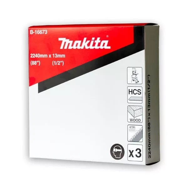 Набор полотен Makita B-16673 для ленточной пилы купить в Муравленко