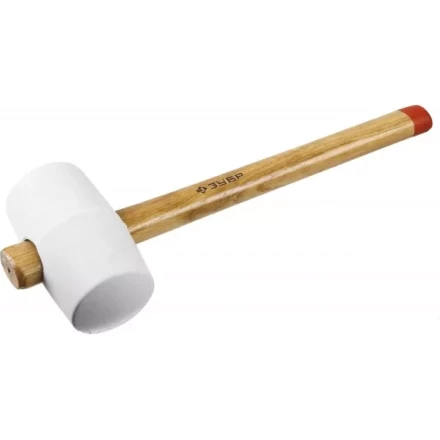 Киянка ЗУБР &quot;МАСТЕР&quot; резиновая белая, с деревянной рукояткой, 0,68кг 20511-680_z01 купить в Муравленко