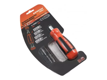 Отвертка-держатель бит реверсивная Кратон Complect 12 в 1 2 09 05 009 купить в Муравленко