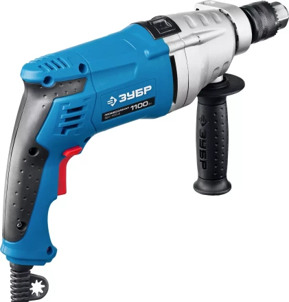 Дрель ударная двухскоростная + кейс ЗДУ-1100-2 ЭРМКМ2 серия ПРОФЕССИОНАЛ купить в Муравленко