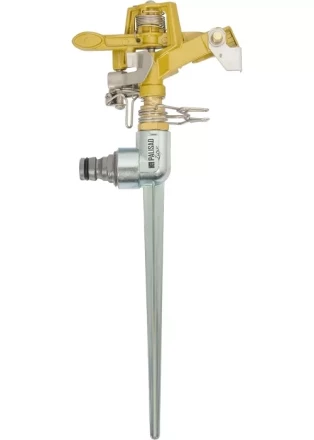 Разбрызгиватель импульсный (латунный) со штырём PALISAD LUXE 65479 купить в Муравленко