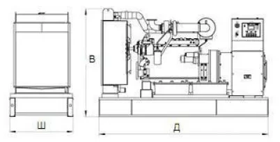Дизельная электростанция Исток АД16С-Т400-РМ12 купить в Муравленко