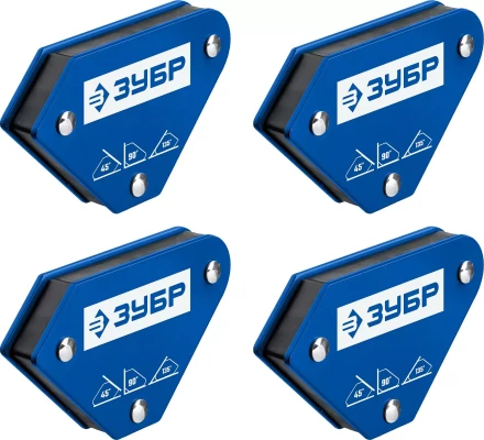 ЗУБР УМ-3, 4 шт, 4 кг, набор угольников магнитных для сварочных работ, Профессионал (40050-04) купить в Муравленко