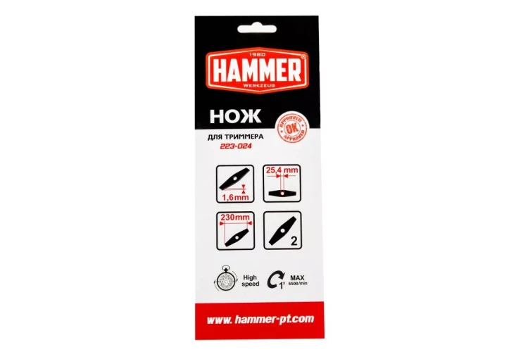 Нож для триммера HAMMER 223-024 купить в Муравленко