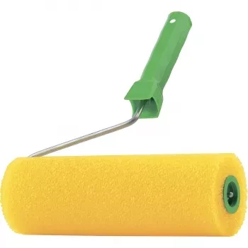 Валик &quot;СТРУКТУРНЫЙ&quot; поролоновый с ручкой, &quot;гладкий&quot;, 180 мм СИБРТЕХ 80233 купить в Муравленко