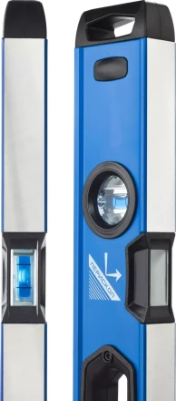 Уровень  ЗУБР &quot;ЭКСПЕРТ&quot; &quot;УСП - 2&quot;коробчатый усилен, 2 фрезерован баз поверхности, 3 ампулы, крашенный, с ручками, 100см 34587-100 купить в Муравленко