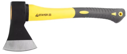 Топор STAYER &quot;кованый с двухкомпонентной стеклопластиковой рукояткой, 0,8кг 2062-08 купить в Муравленко
