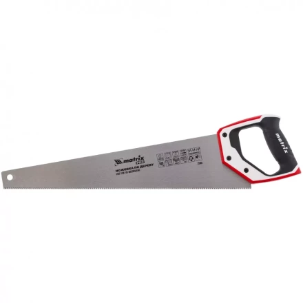 Ножовка по дереву 500 мм каленый зуб 3D 11-12TPI трехкомпонентная рукоятка PRO MATRIX 23585 купить в Муравленко