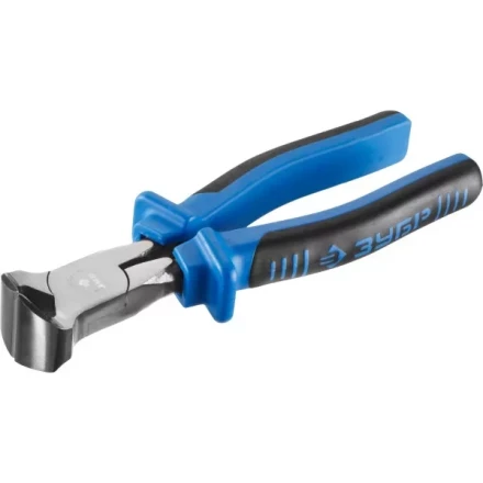 Кусачки торцевые ЗУБР, особостойкое спец. покрытие Н12Х1 (никель/хром), двухкомпонентные рукоятки, 180мм 2201-7-18_z01 купить в Муравленко