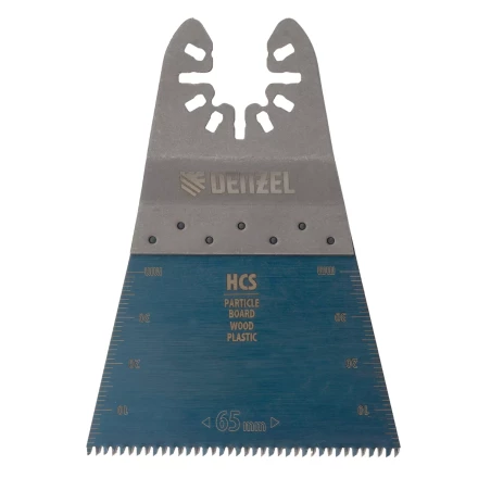 Насадка для МФИ режущая прямая, HCS, по дереву, ламинату 65 х 1.8 мм, крупный зуб Denzel 782313 купить в Муравленко