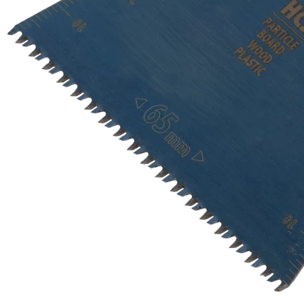 Насадка для МФИ режущая прямая, HCS, по дереву, ламинату 65 х 1.8 мм, крупный зуб Denzel 782313 купить в Муравленко