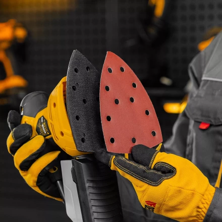 Треугольник абразивный на ворc. подложке под &quot;липучку&quot;, перф., P 600, 150х150х100 мм, 5 шт. Denzel 738697 купить в Муравленко