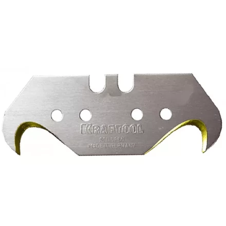 Лезвие KRAFTOOL&quot;PRO&quot; &quot;SOLINGEN&quot;сменное,для универс ножей,нитрид титана,многоур закалка,крюк типS24,18,7х50х0,50мм,5шт 09643-TIN-S5_z01 купить в Муравленко