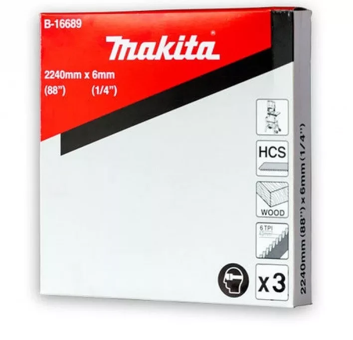 Набор полотен Makita B-16689 для ленточной пилы купить в Муравленко