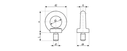 Рым-болты DIN 580 карточка серия ПРОФЕССИОНАЛ купить в Муравленко