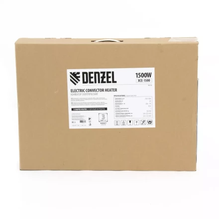 Конвектор электрический XCE-1500, 230 В, 1500 Вт, X-образный нагреватель Denzel 98116 купить в Муравленко