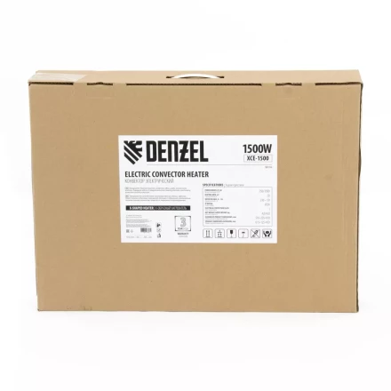Конвектор электрический XCE-1500, 230 В, 1500 Вт, X-образный нагреватель Denzel 98116 купить в Муравленко