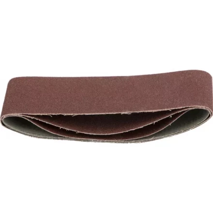 Лента STAYER &quot;MASTER&quot; шлифовальная универсальная бесконечная на тканевой основе, для ЛШМ, P80, 75х457мм, 3шт 35441-080 купить в Муравленко