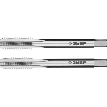Метчики ЗУБР &quot;ЭКСПЕРТ&quot; машинно-ручные, комплектные для нарезания метрической резьбы в сквозных отверстиях, М8х1,25, 2шт 4-28007-08-1.25-H2 купить в Муравленко