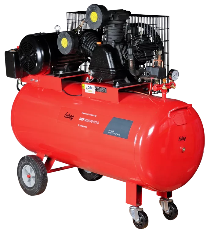 Компрессор масляный поршневой ременной Fubag DCF 900/270 CT7.5 двухступенчатый купить в Муравленко