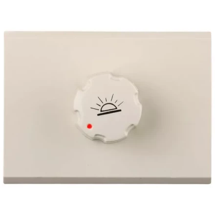 Диммер СВЕТОЗАР &quot;ЭФФЕКТ&quot; без вставки и рамки, цвет бежевый, 60-500Вт SV-54442-B купить в Муравленко