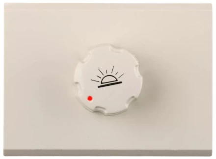 Диммер СВЕТОЗАР &quot;ЭФФЕКТ&quot; без вставки и рамки, цвет бежевый, 60-500Вт SV-54442-B купить в Муравленко