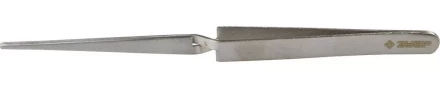 Пинцет ЗУБР д/электроники и точной механики, нерж. сталь, антимагнит, самозажим, прямой, закругл губки, 160мм 22211-5-160 купить в Муравленко