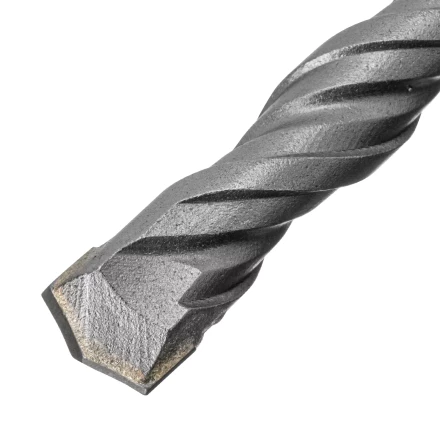 Бур по бетону Denzel, 10 x 210 мм, двойная спираль, три пылеотводящие кромки, 705017 купить в Муравленко