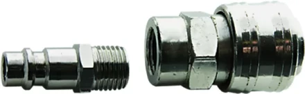 Набор переходников быстросъемное соединение резьбовое соед. 2 шт. внутр. диаметр 1/4&quot;  MATRIX 57016 купить в Муравленко