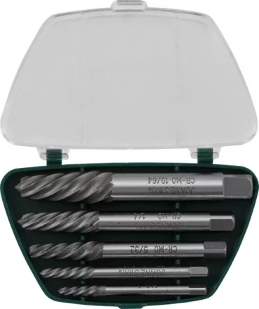 Комплект экстракторов съемник шпилек  5/64&quot;- 19/64&quot; 5 предметов   AG 010049  Jonnesway 47024 купить в Муравленко
