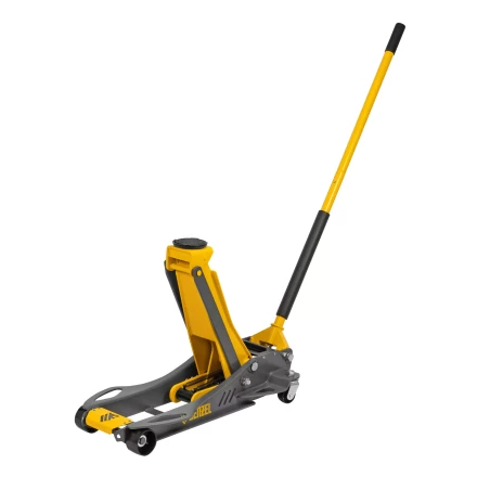 Домкрат гидравлический подкатной Denzel 51251, 3,8 т, 110-580 мм, быстрый подъем, низкий подхват, проф. купить в Муравленко