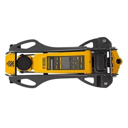 Домкрат гидравлический подкатной Denzel 51251, 3,8 т, 110-580 мм, быстрый подъем, низкий подхват, проф. купить в Муравленко