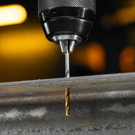 Набор сверл по металлу Denzel 723006, 1,5-6,5мм, Р6М5К8-TiN, Golden Tip, 13 шт купить в Муравленко