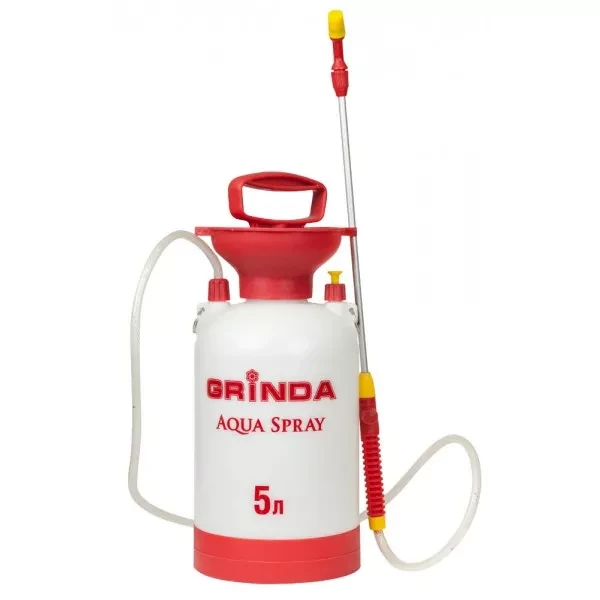 Опрыскиватель садовый GRINDA "Aqua Spray", широкая горловина, устойчивое дно, алюминиевый удлинитель, 5л 8-425115_z01 купить в Муравленко