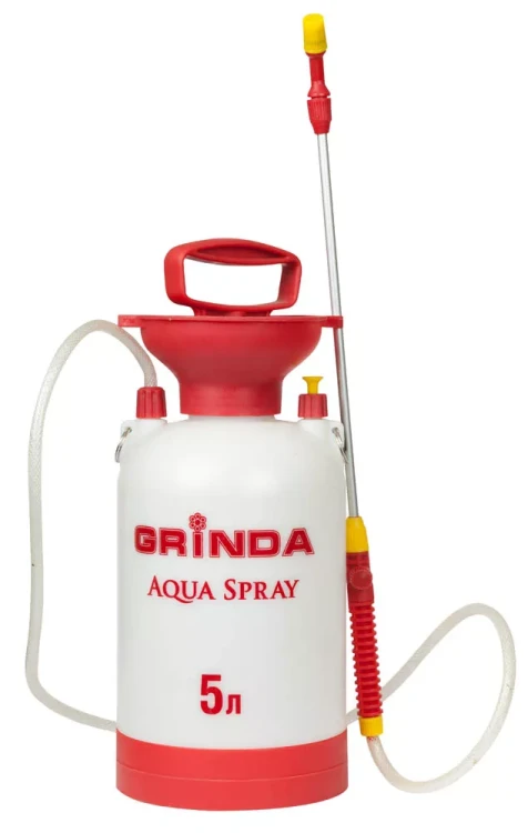 Опрыскиватель садовый GRINDA "Aqua Spray", широкая горловина, устойчивое дно, алюминиевый удлинитель, 5л 8-425115_z01 купить в Муравленко