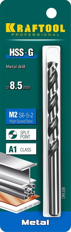 Сверла по металлу HSS-G 29651-8.5 купить в Муравленко