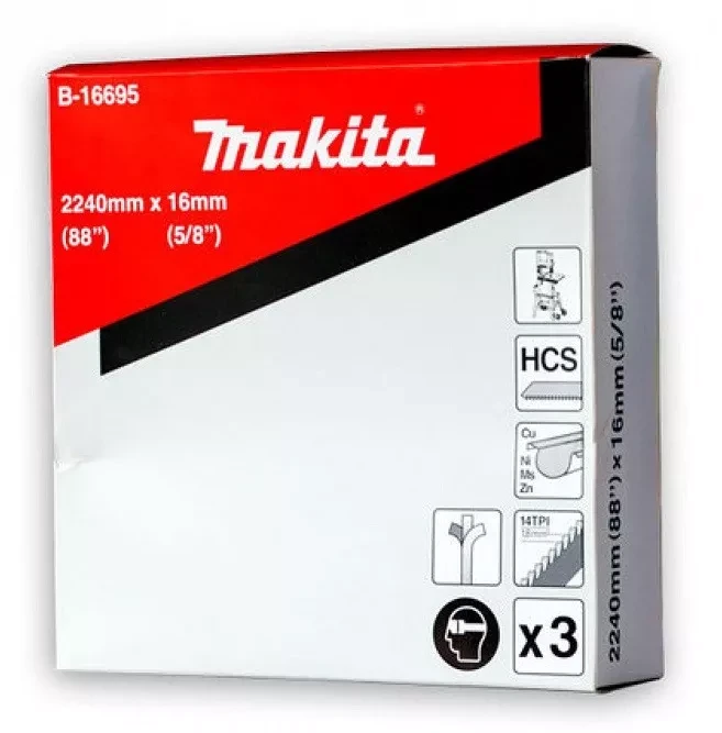 Набор полотен Makita B-16695 для ленточной пилы купить в Муравленко