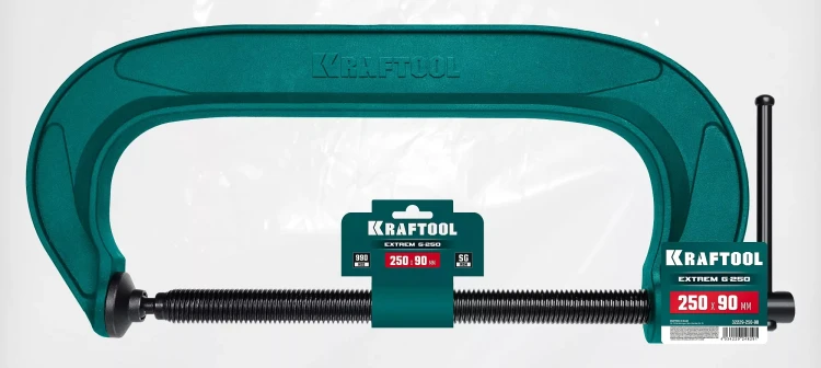 Струбцина KRAFTOOL EXTREM, тип G 32229-250-90 купить в Муравленко