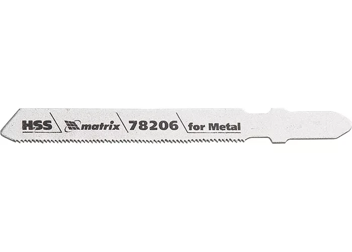 Полотна для электролобзика по металлу 3 шт T118G 50 х 0,8мм HSS MATRIX Professional 78206 купить в Муравленко