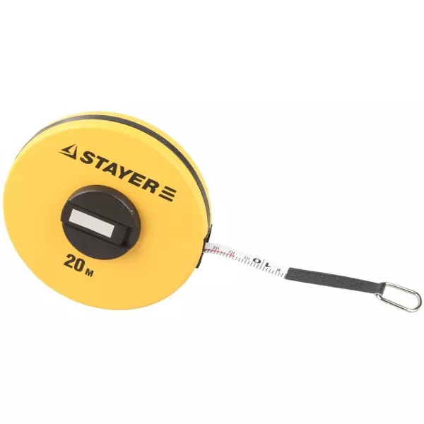 Мерная лента STAYER "STANDARD" фиберглассовая двусторонняя, 20м 34153-20 купить в Муравленко