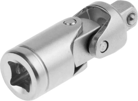 Шарнир карданный ЗУБР &quot;МАСТЕР&quot; (1/4&quot;), Cr-V, хроматированное покрытие 27723-1/4 купить в Муравленко