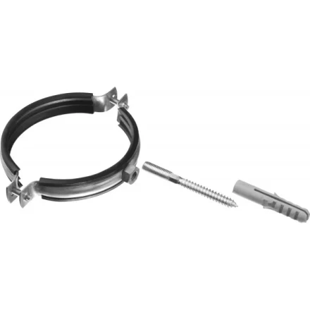 ЗУБР &quot;МАСТЕР&quot;. Хомут трубный с гайкой, оцинкованный, в комплекте с сантехнической шпилькой и дюбелем, 4&quot;, 1шт 37866-108-116 купить в Муравленко
