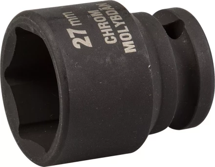 Торцовая головка KRAFTOOL &quot;INDUSTRIE QUALITAT&quot; ударная (1/2&quot;), FLANK, Cr-Mo, фосфатированная, 27 мм 27940-27_z01 купить в Муравленко